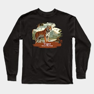 Tiger- WILD NATURE - TIGER-5 Long Sleeve T-Shirt